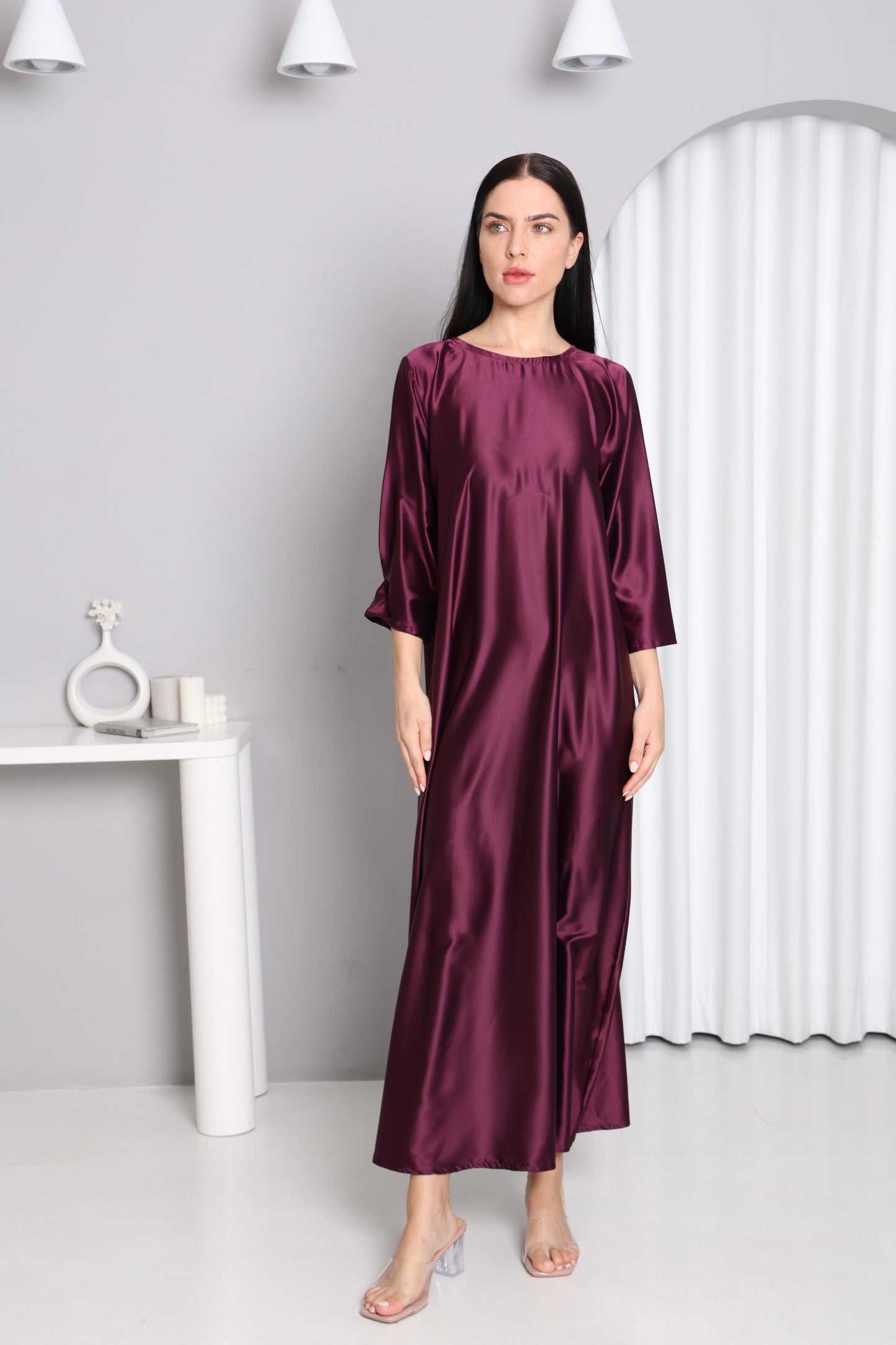 Purple Abaya Underdress Sandy's Edition