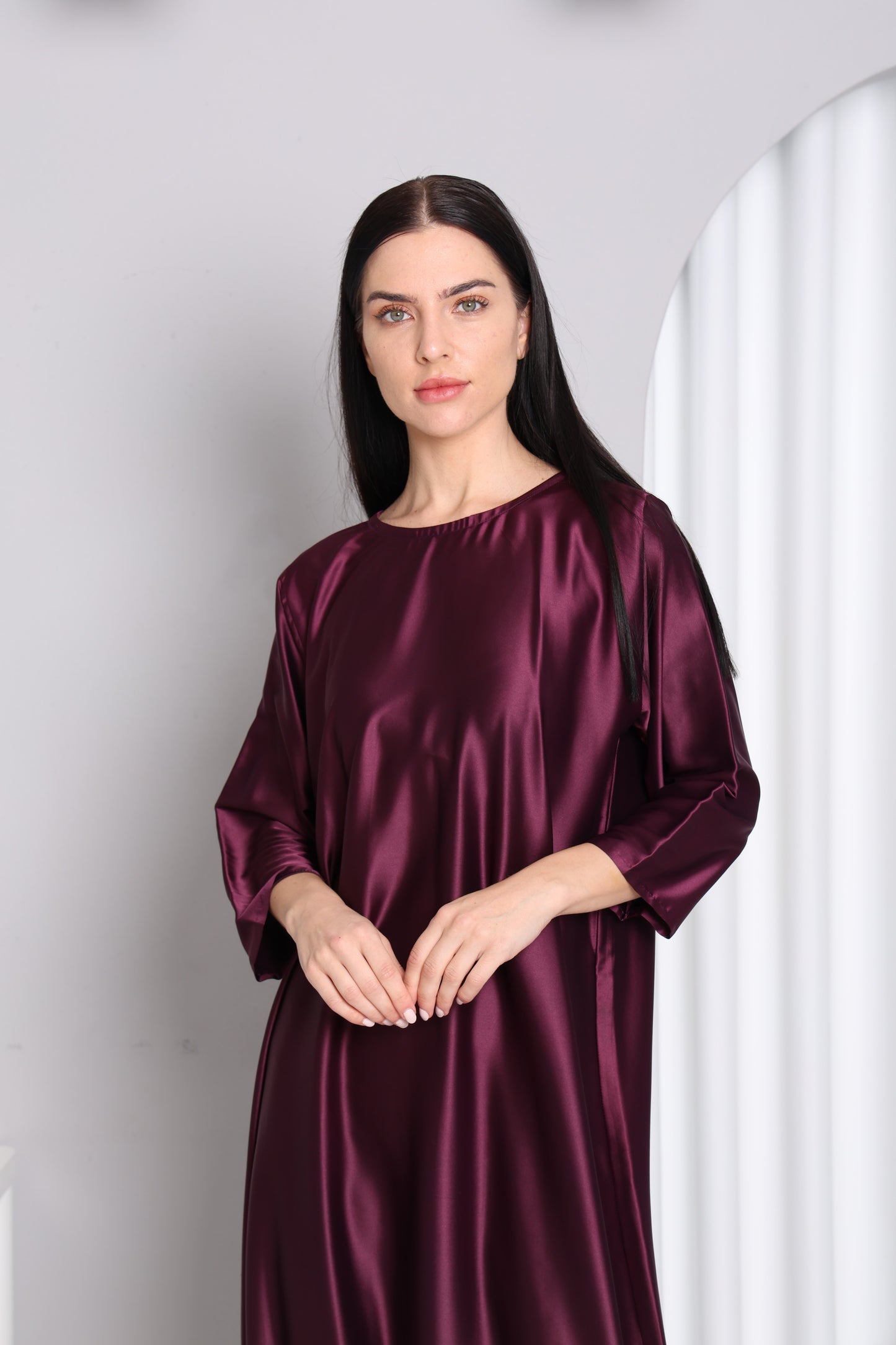 Purple Abaya Underdress Sandy's Edition