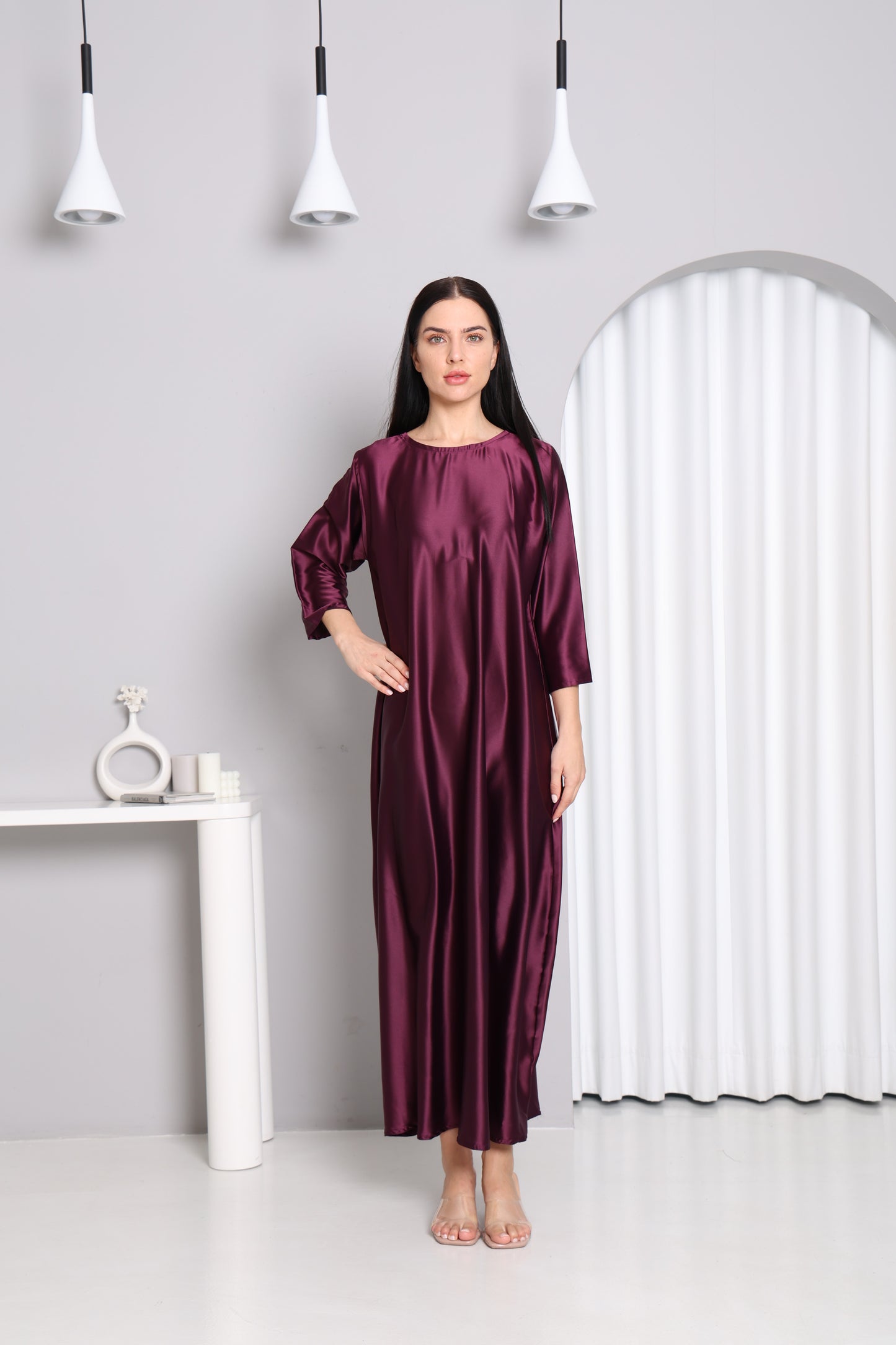 Purple Abaya Underdress Sandy's Edition