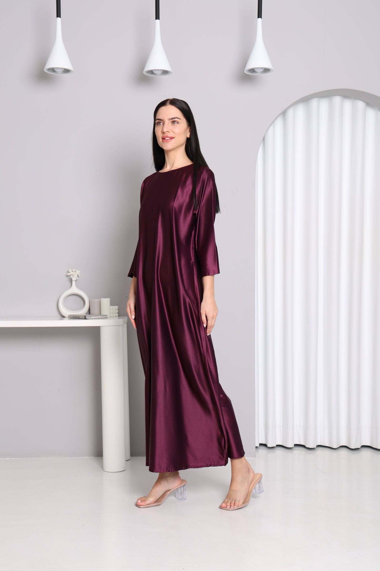 Purple Abaya Underdress Sandy's Edition