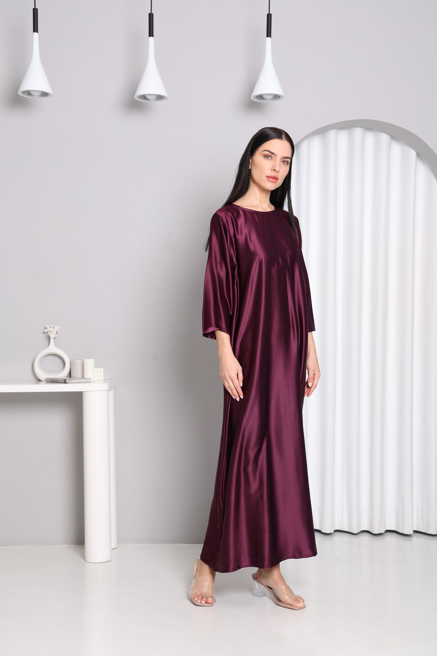 Purple Abaya Underdress Sandy's Edition