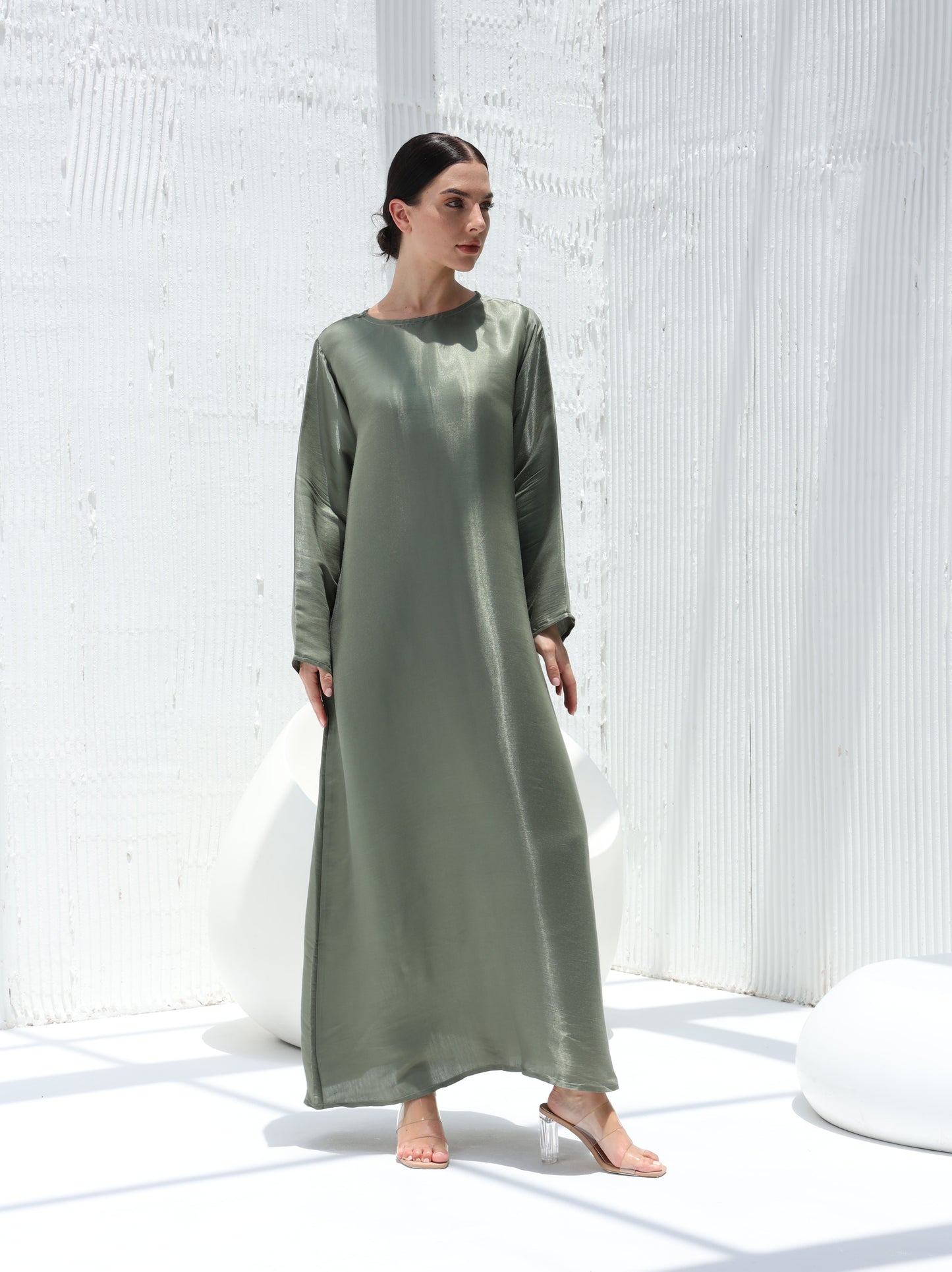 Sea Moss Abaya Underdress -Sandy’s Edition Boutique