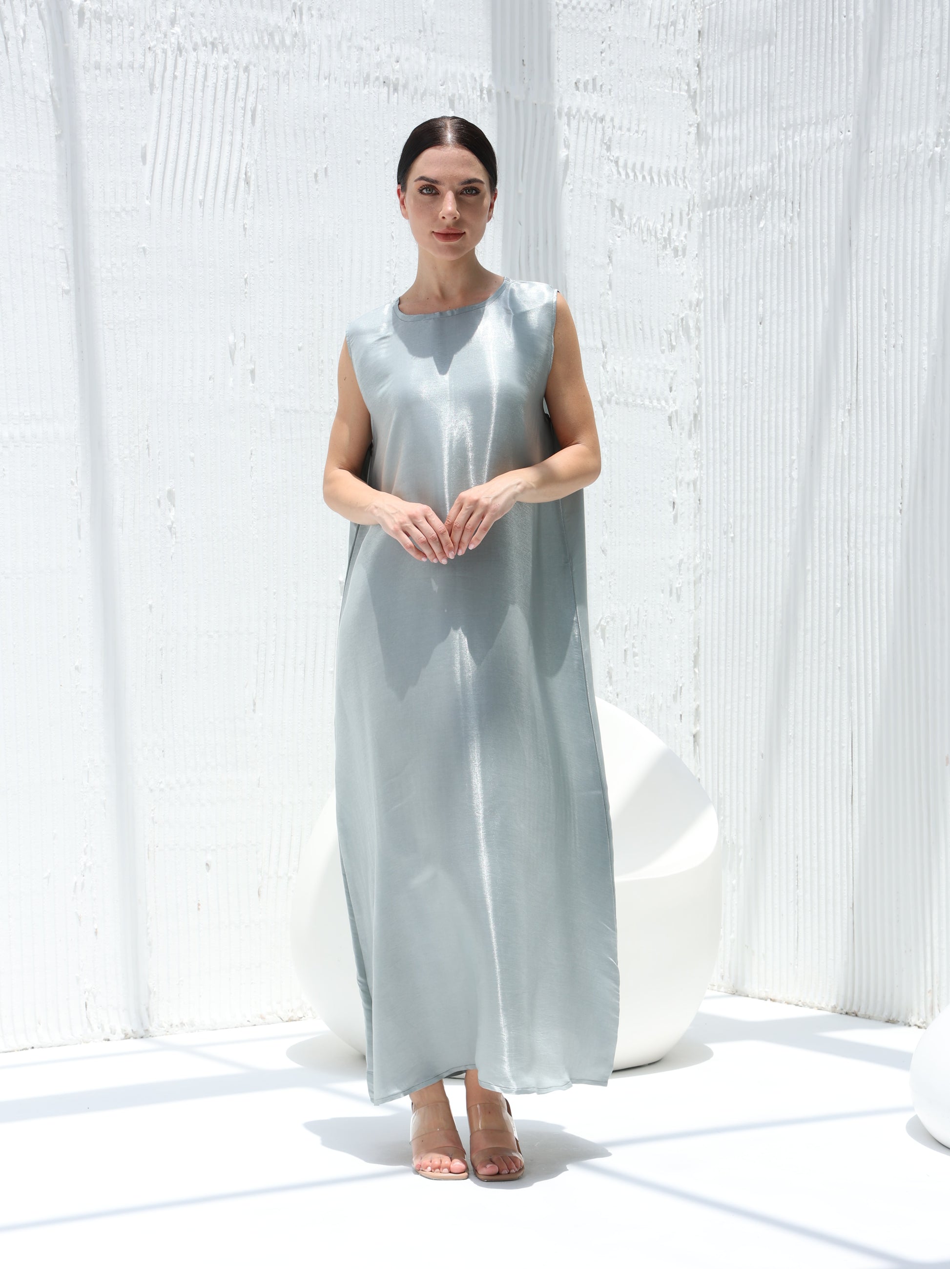 silver abaya dress Silver Abaya